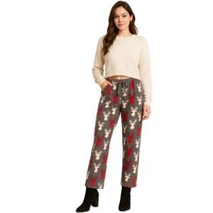 Victory‎ Lounge Fleece Pajama Pants Cabin Cozy Elk Warm XXL